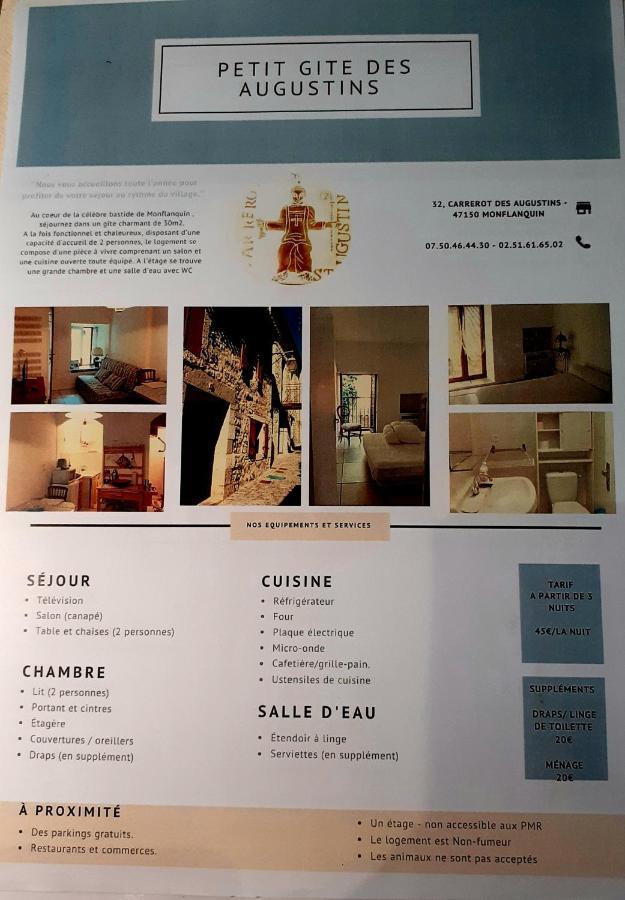 Petit Gite Des Augustins มงฟลองแกง ภายนอก รูปภาพ